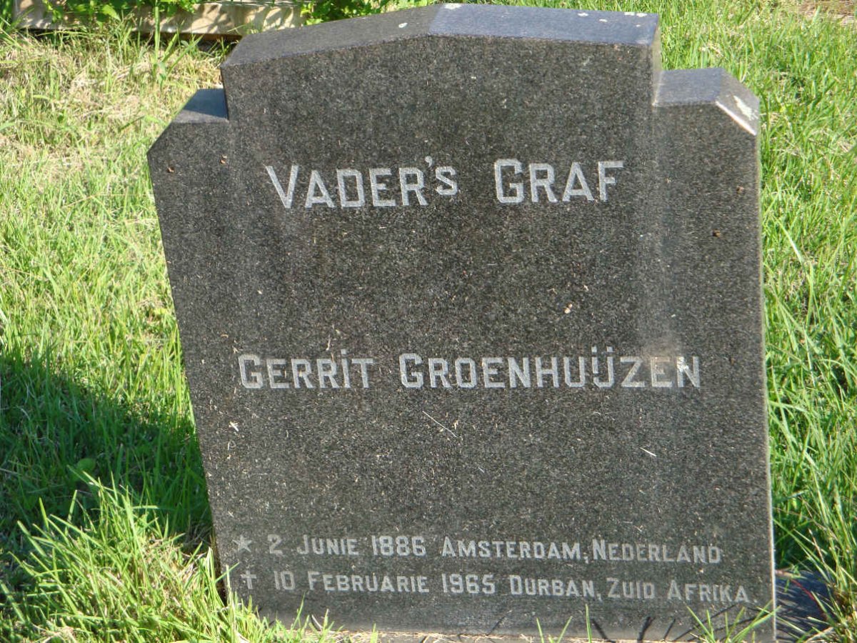 GROENHUÜZEN Gerrit 1886-1965