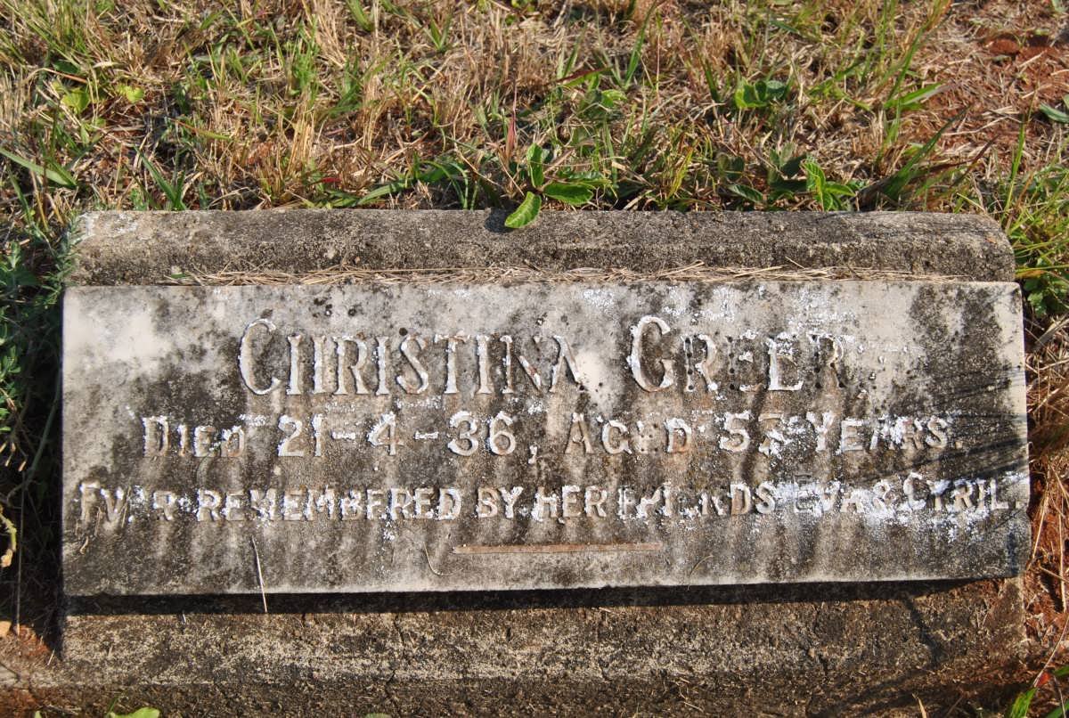 GREER Christina -1936