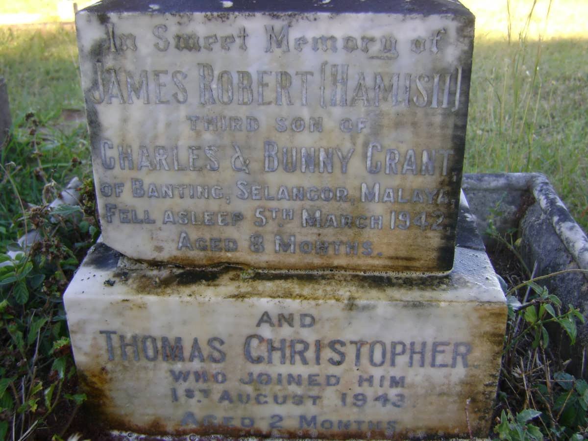 GRANT James Robert -1942 :: GRANT Thomas Christopher -1943