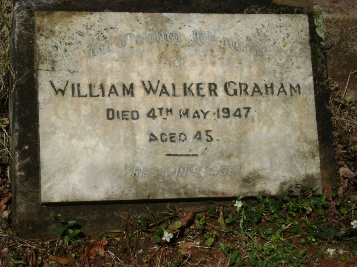 GRAHAM William Walker -1947