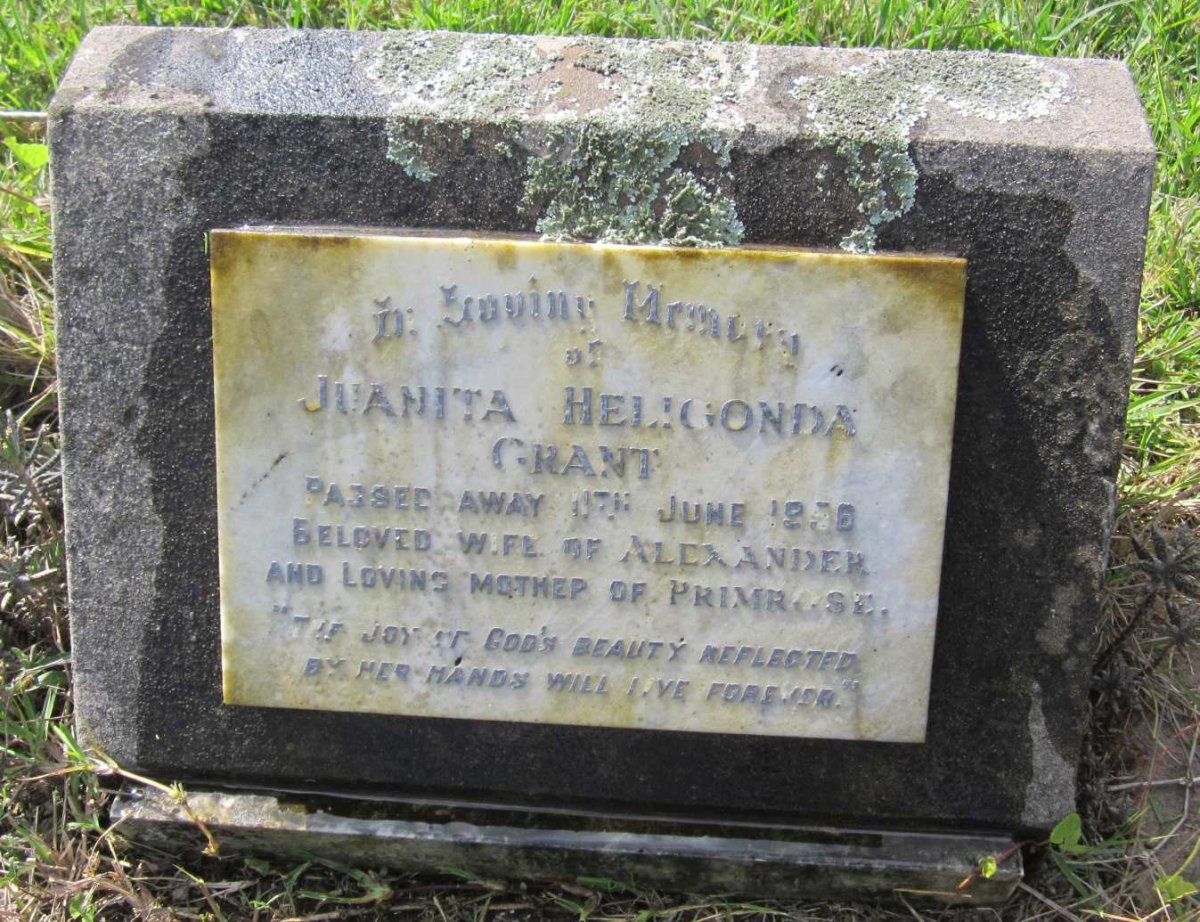 GRANT Juanita Heligonda -1956