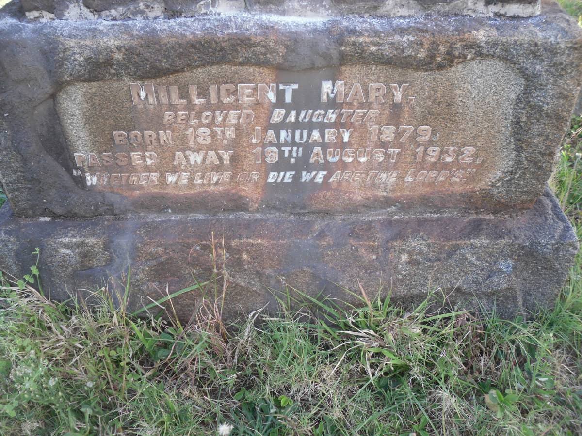 GREEN Millicent Mary 1879-1932