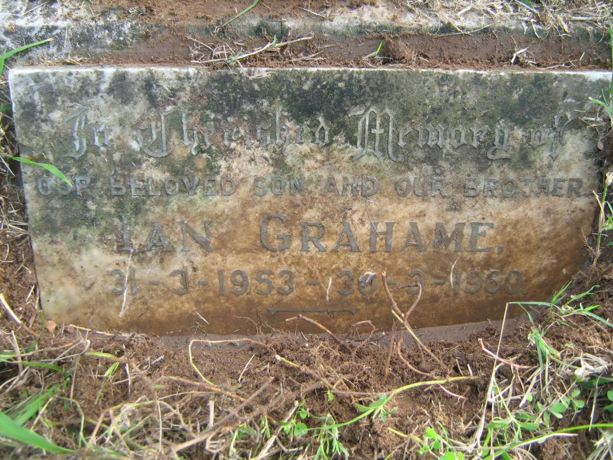 GRAHAME Ian 1953-1960