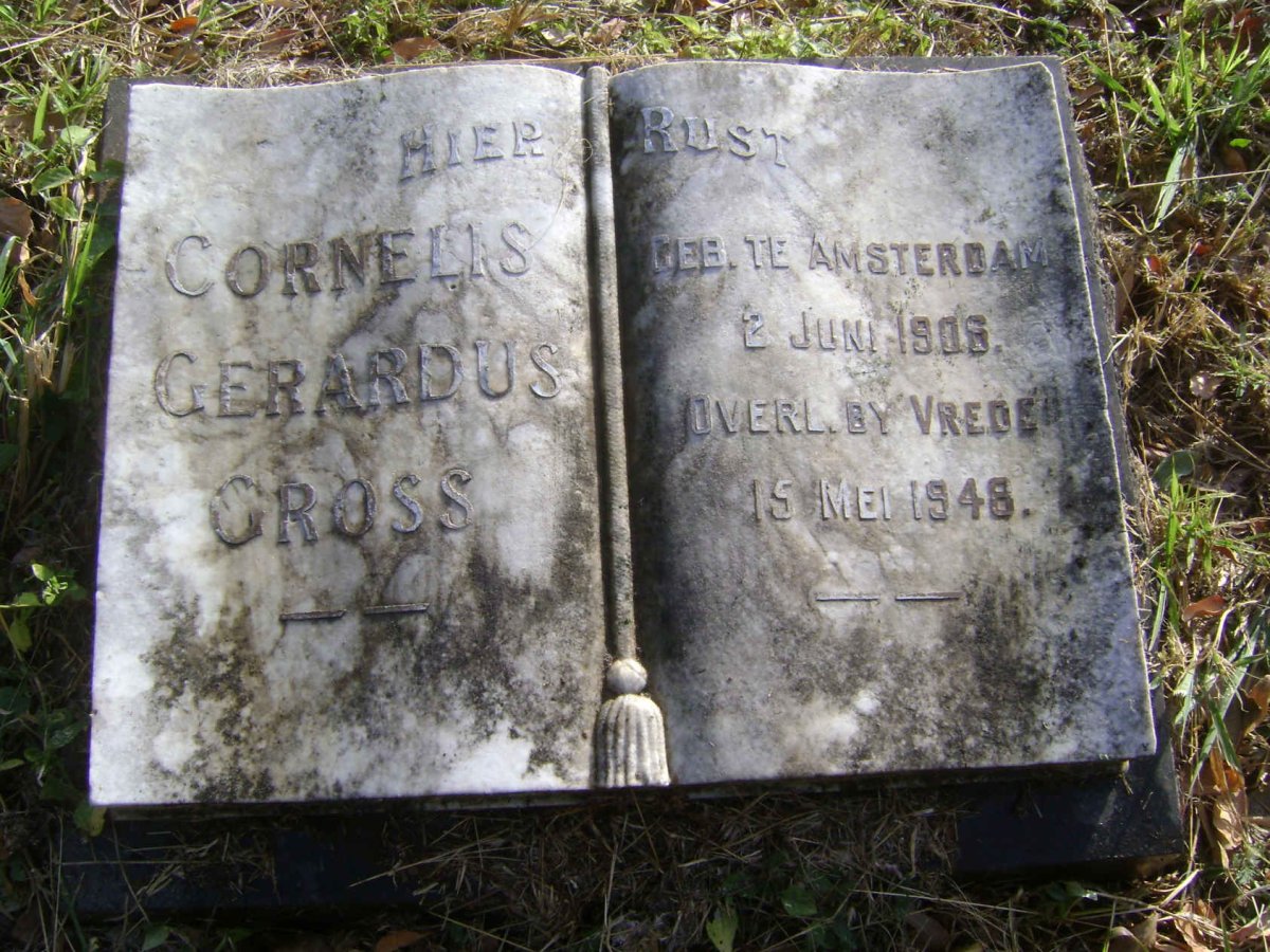 GROSS Cornelis Gerardus 1906-1948