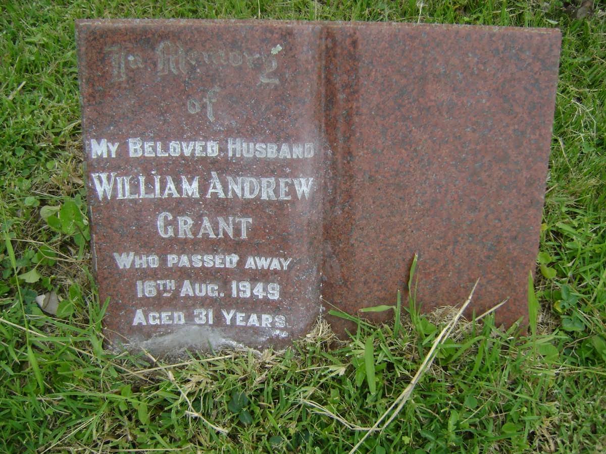 GRANT William Andrew -1949