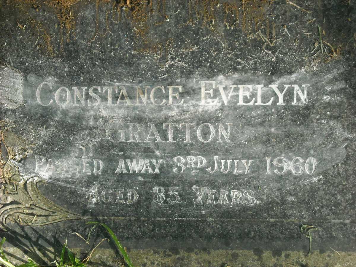 GRATTON Constance Evelyn -1960