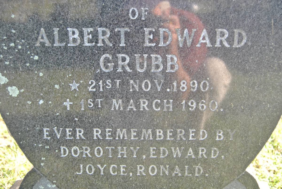 GRUBB Albert Edward 1890-1960
