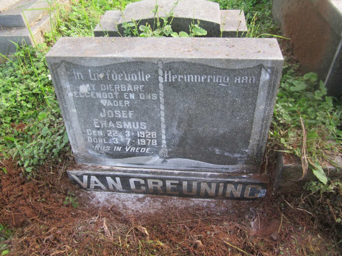 GREUNING Josef Erasmus, van 1928-1978
