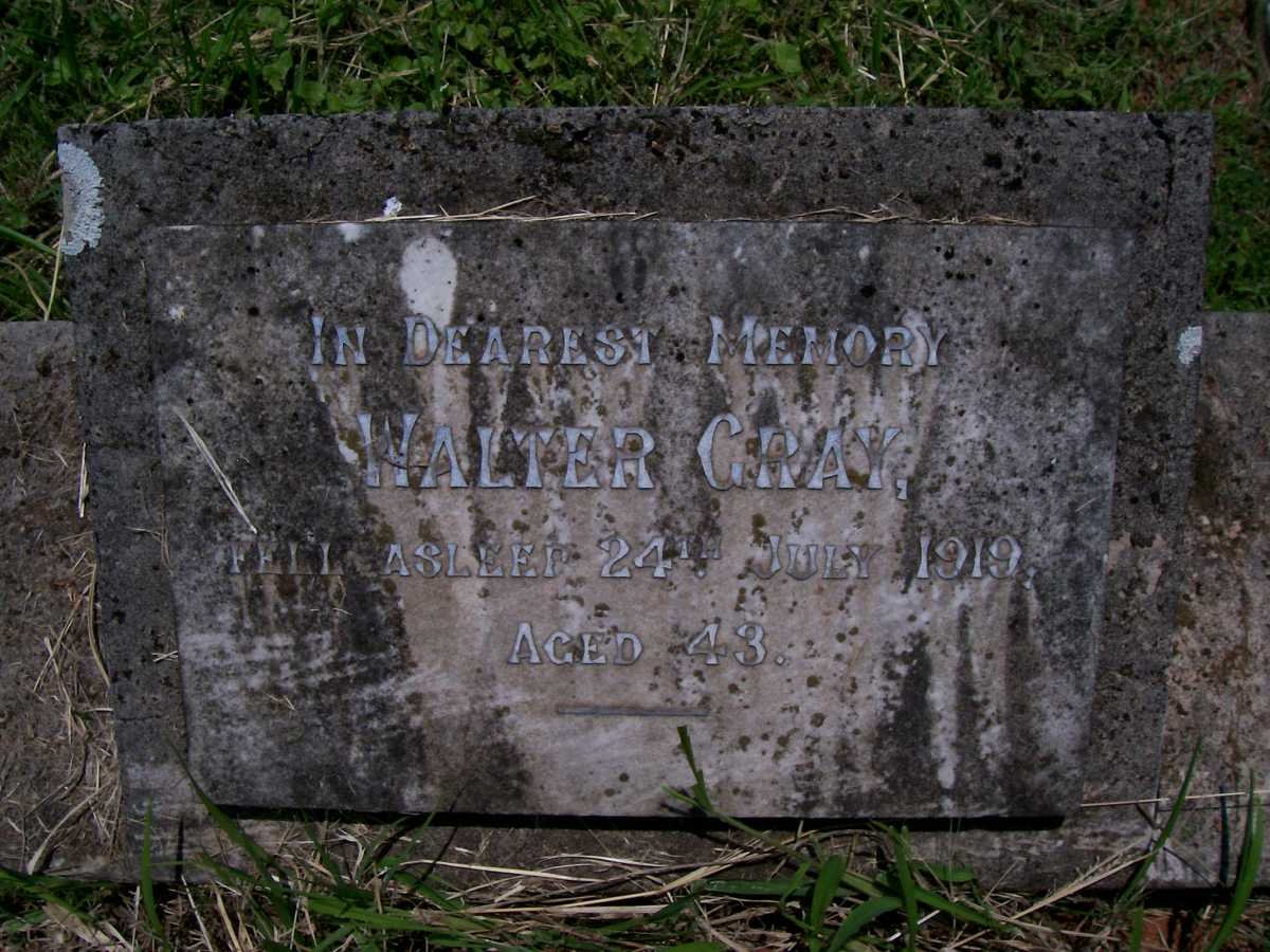 GRAY Walter -1919