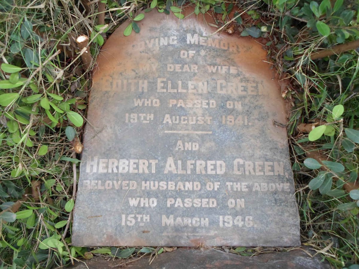 GREEN Herbert Alfred -1946 &amp; Edith Ellen -1941