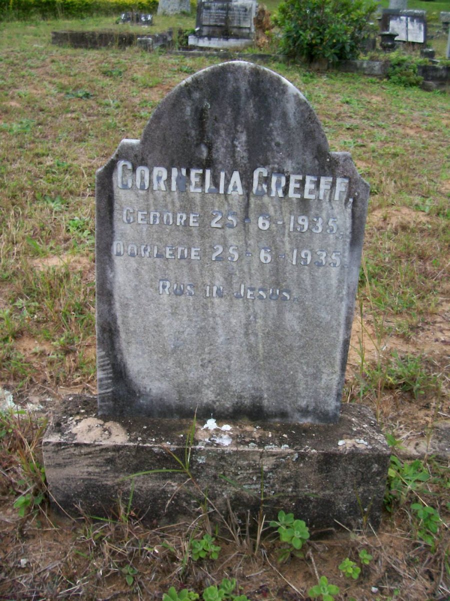 GREEFF Cornelia 1935-1935