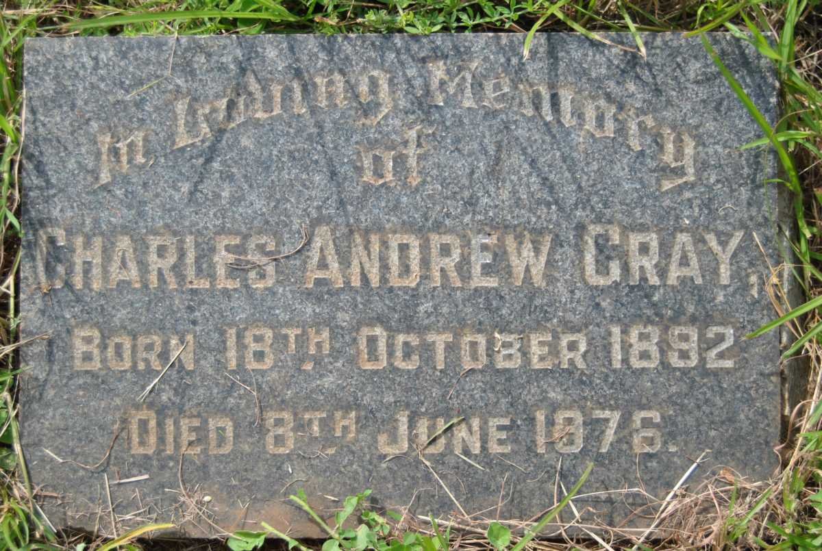 GRAY Charles Andrew 1892-1976