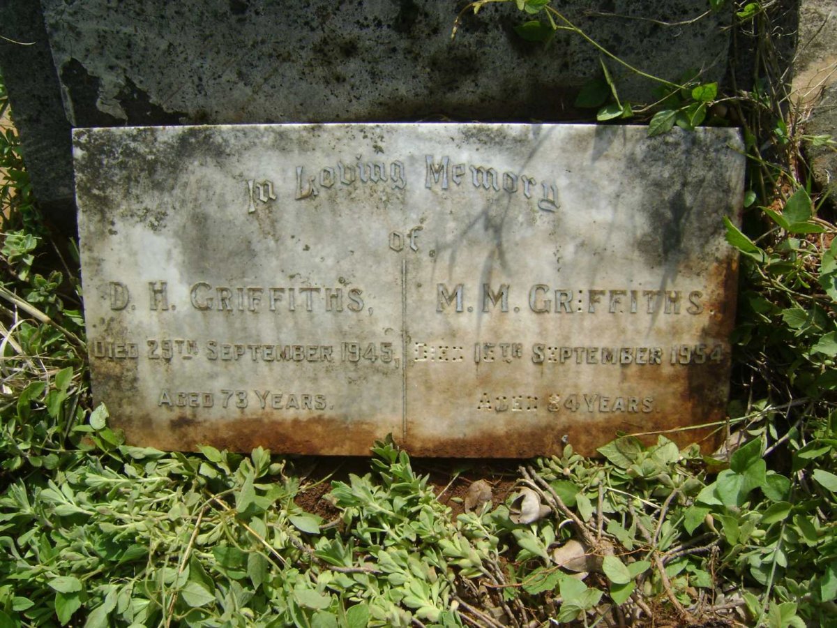 GRIFFITHS D.H. -1945 :: GRIFFITHS M.M. -1954