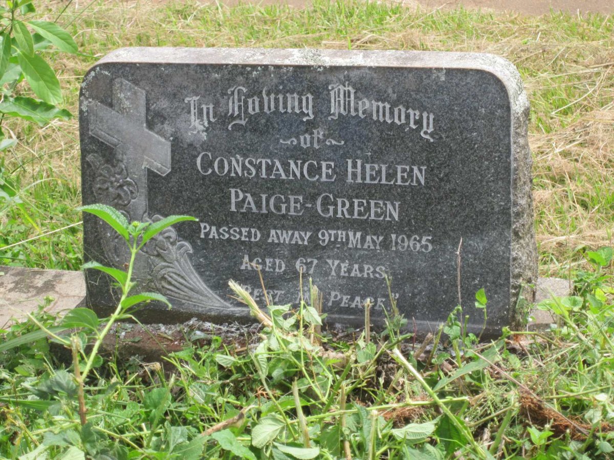 GREEN Constance Helen, PAIGE -1965