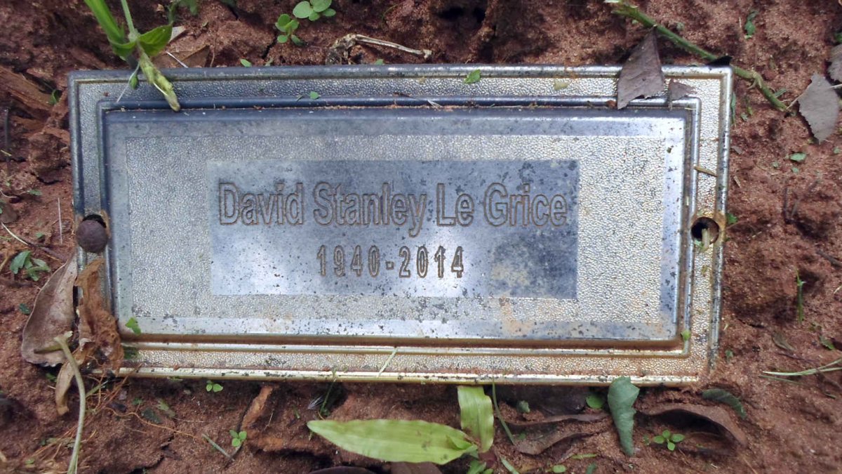 GRICE David Stanley, le 1940-2014