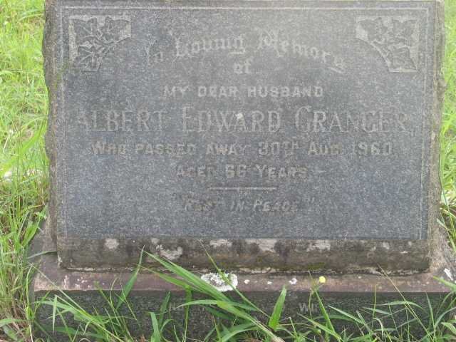 GRANGER Albert Edward -1960