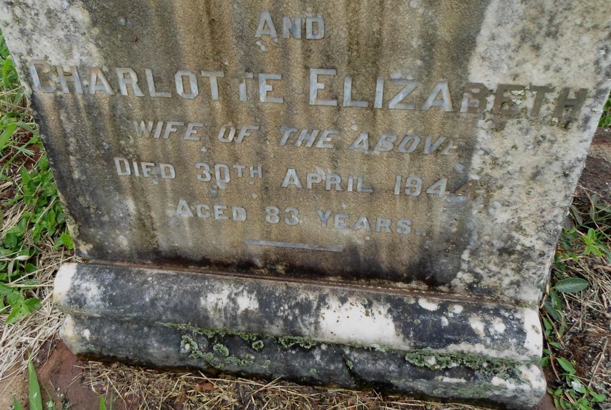 GRANT William Thomas -1943 &amp; Charlotte Elizabeth -1944
