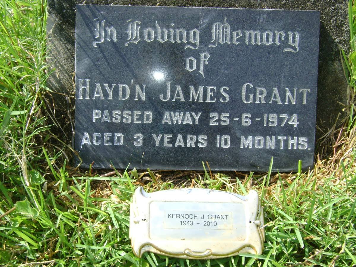 GRANT Hayd'n James -1974 :: GRANT Kernoch J. 1943-2010