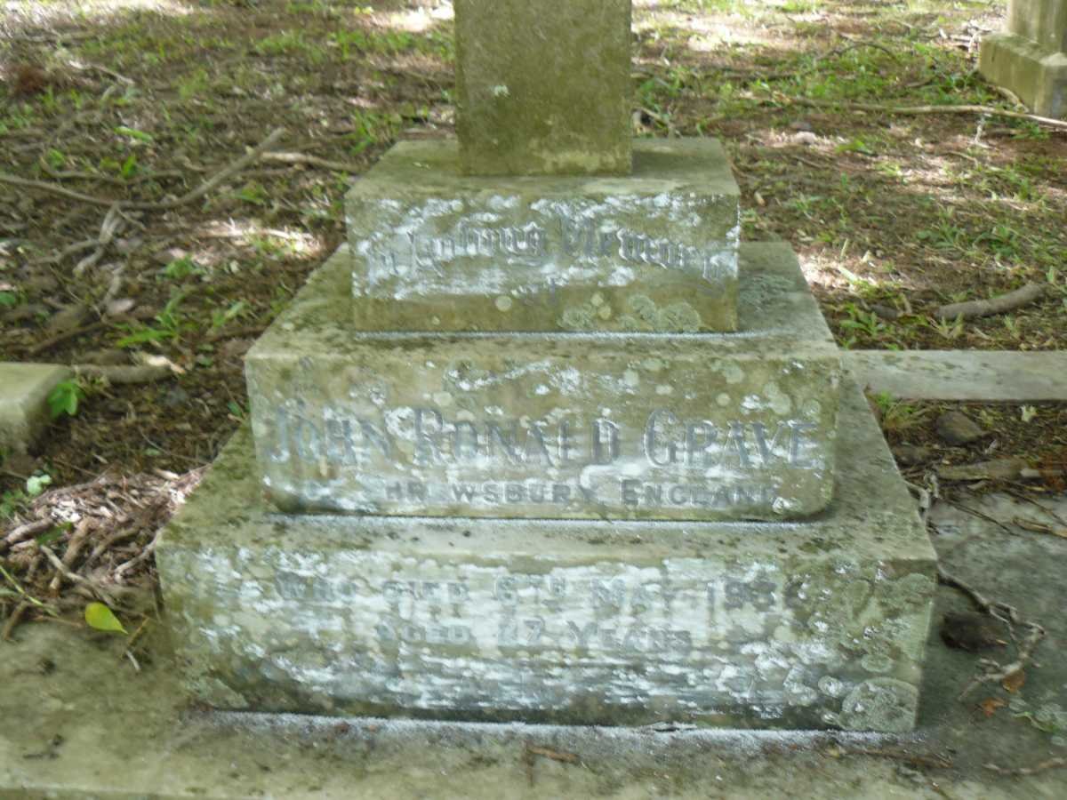 GRAVE John Ronald -1936