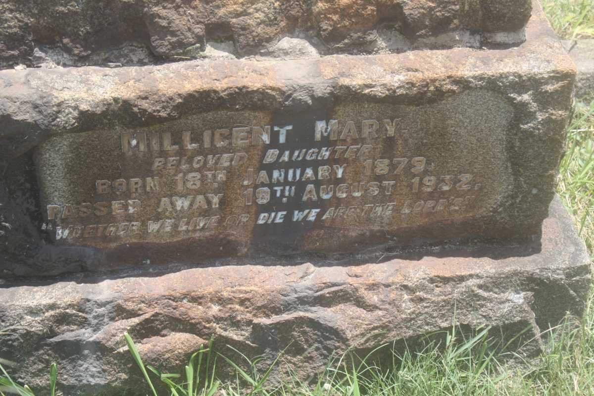 GREEN Alfred Eustace 1847-1924 &amp; Agnes Sarah 1850-1939 :: GREEN Millicent Mary 1879-1932