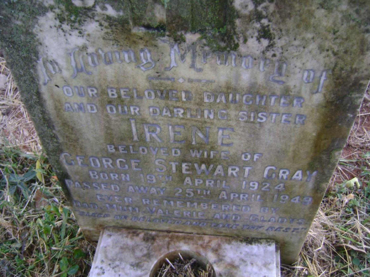 GRAY Irene 1924-1949