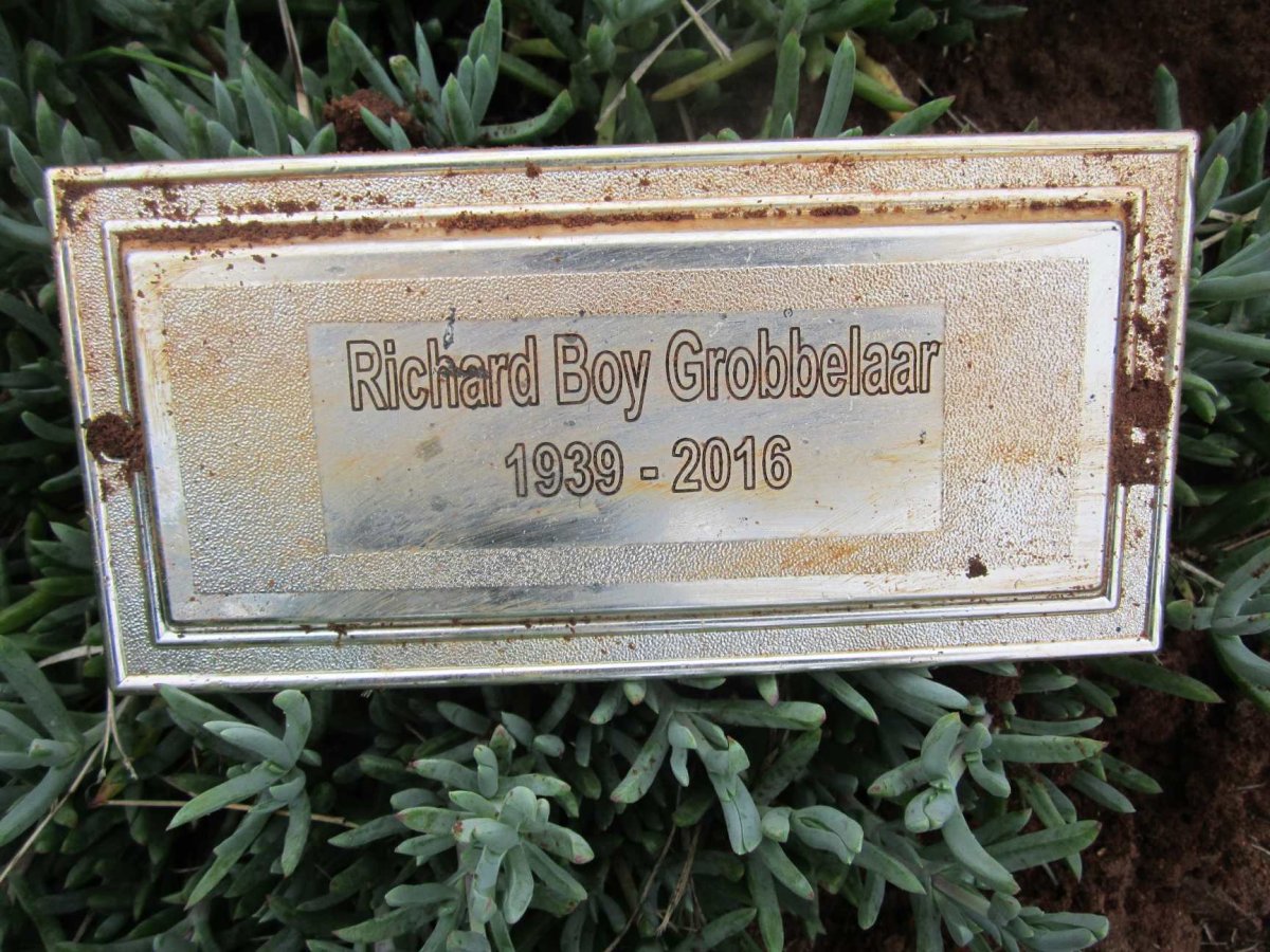 GROBBELAAR Richard Boy 1939-2016