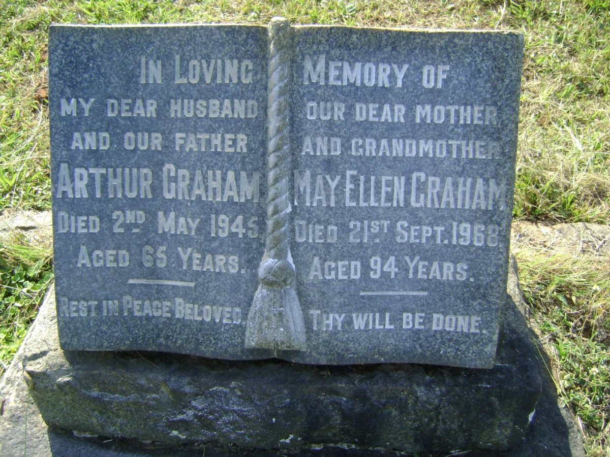 GRAHAM Arthur -1945 &amp; May Ellen -1968