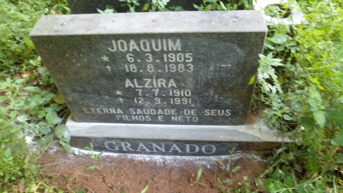 GRANADO Joaquim 1905-1983 &amp; Alzira 1910-1991