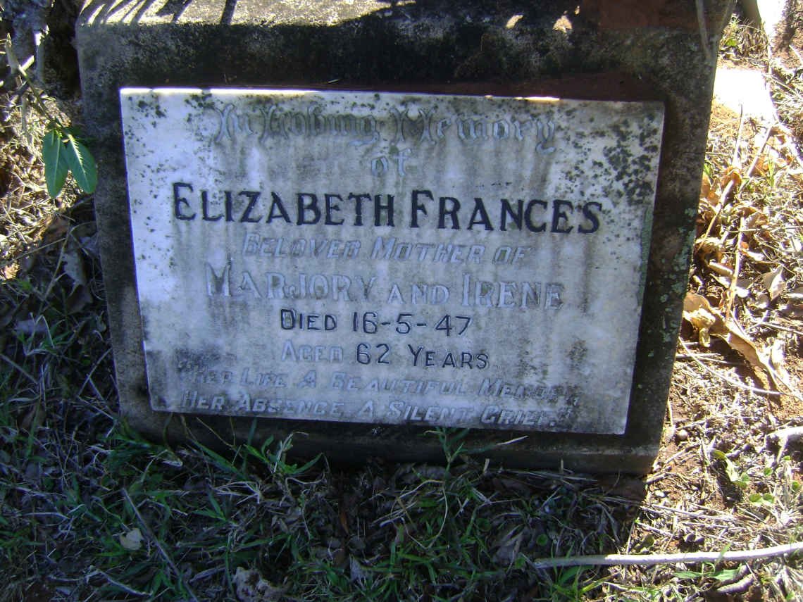 GRANT Elizabeth Frances -1947