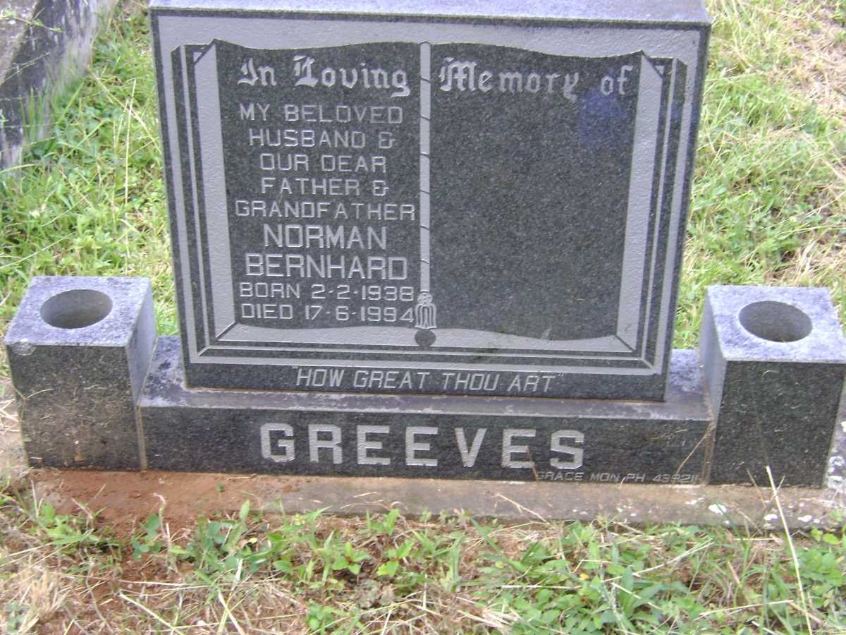 GREEVES Norman Bernhard 1938-1994