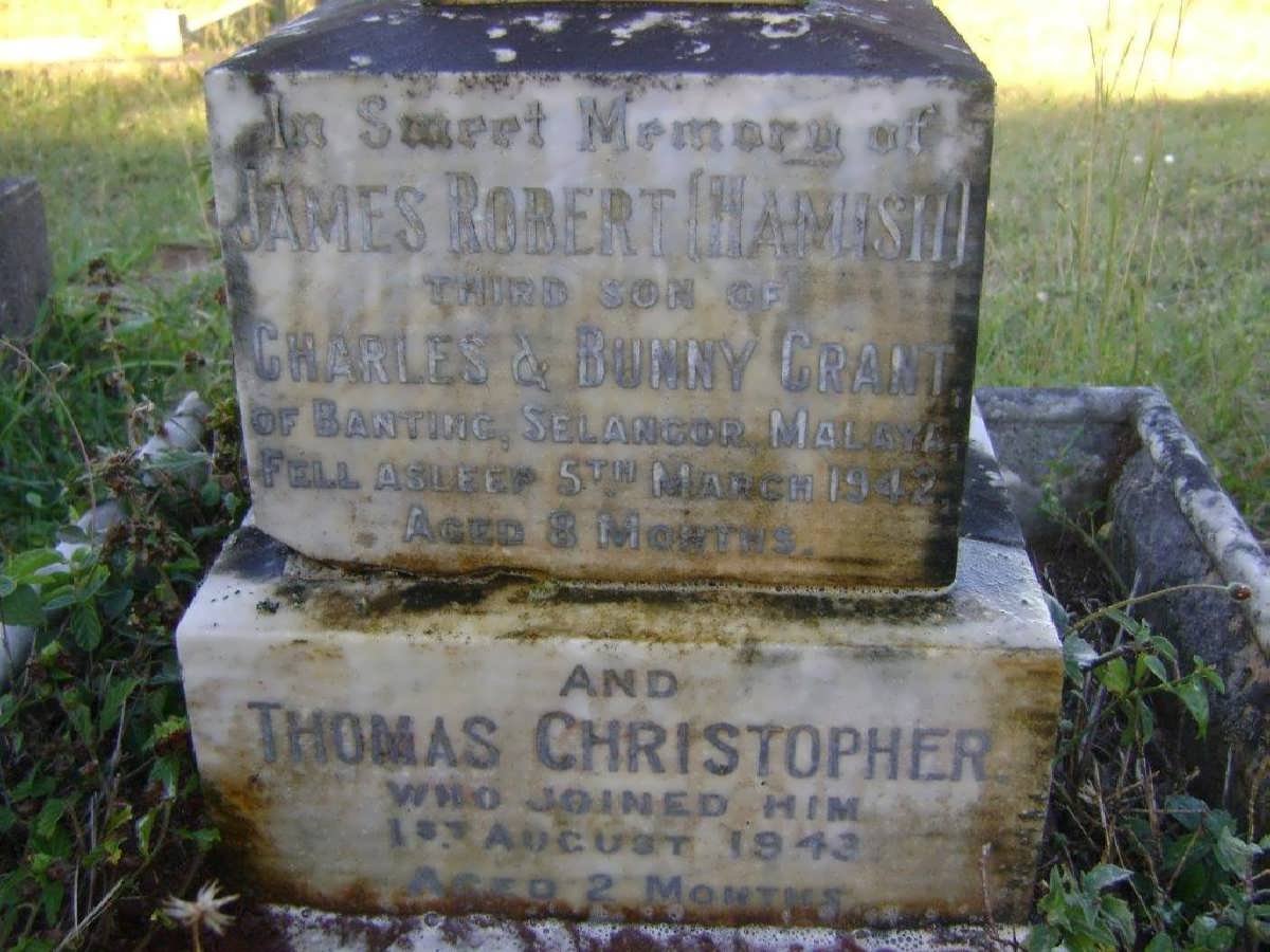 GRANT James Robert Hamish -1942 :: GRANT Thomas Christopher -1943