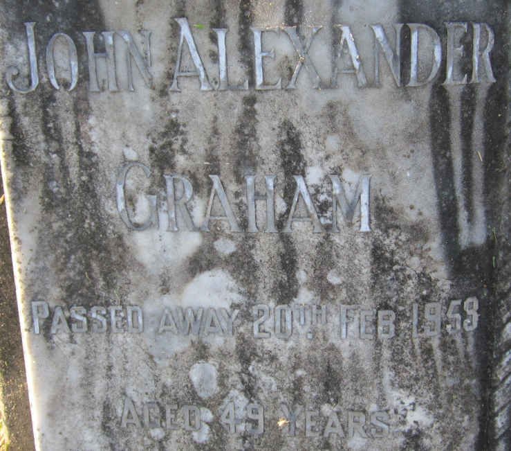 GRAHAM John Alexander -1953