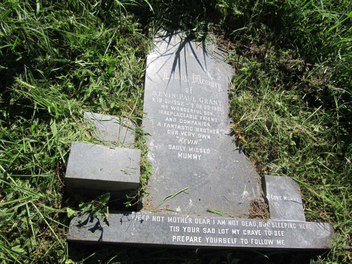 GRANT Kevin Paul 1952-1990