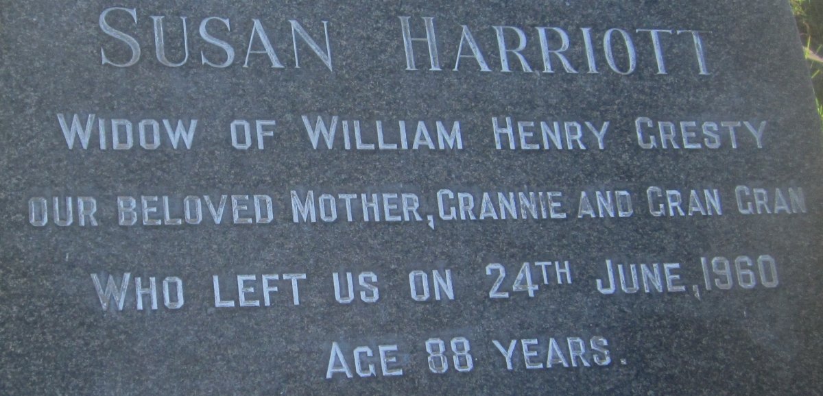 GRESTY Susan Harriott -1960