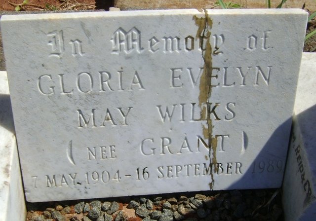 WILKS Gloria Evelyn May nee GRANT 1904-1989