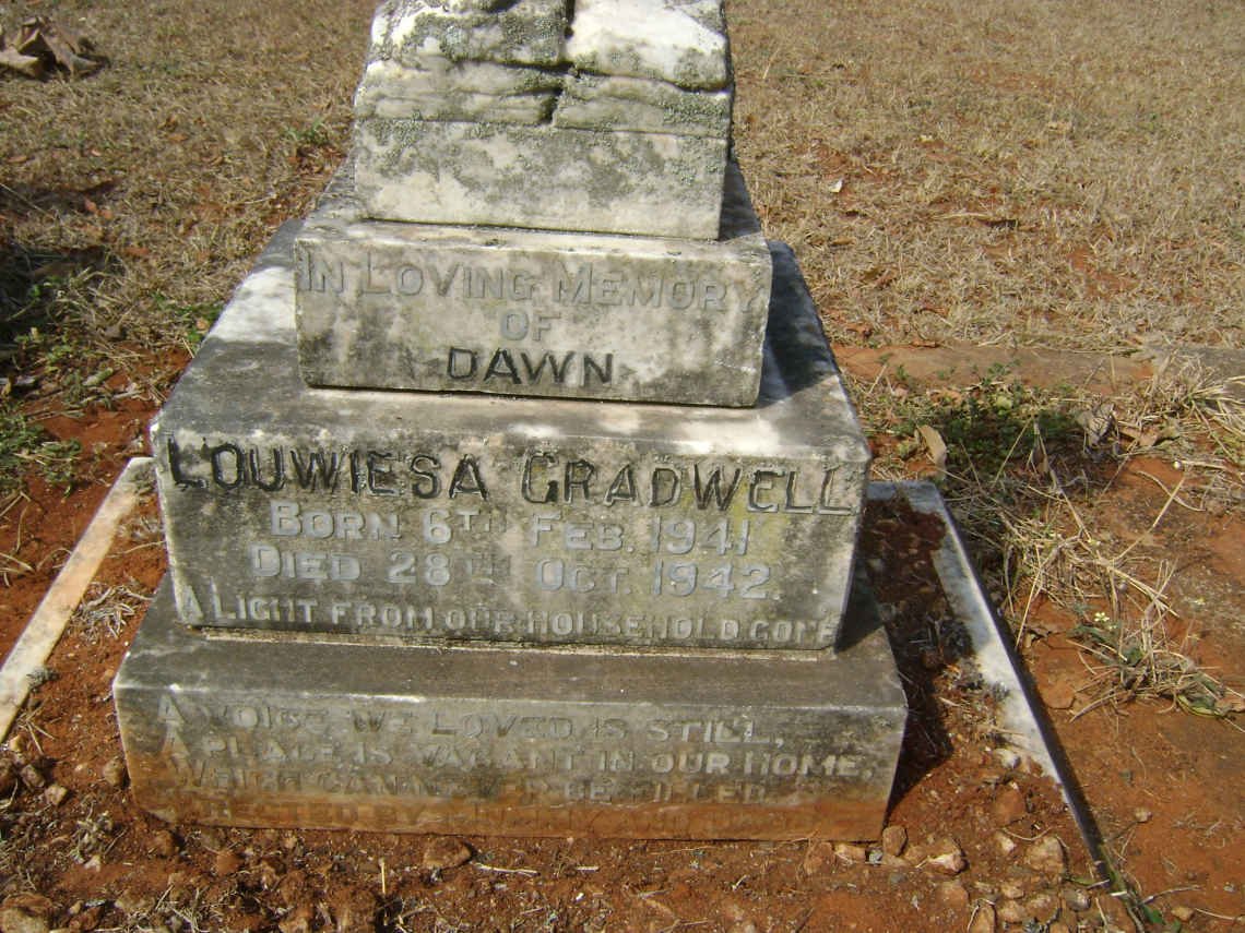 GRADWELL Dawn Louwiesa 1941-1942