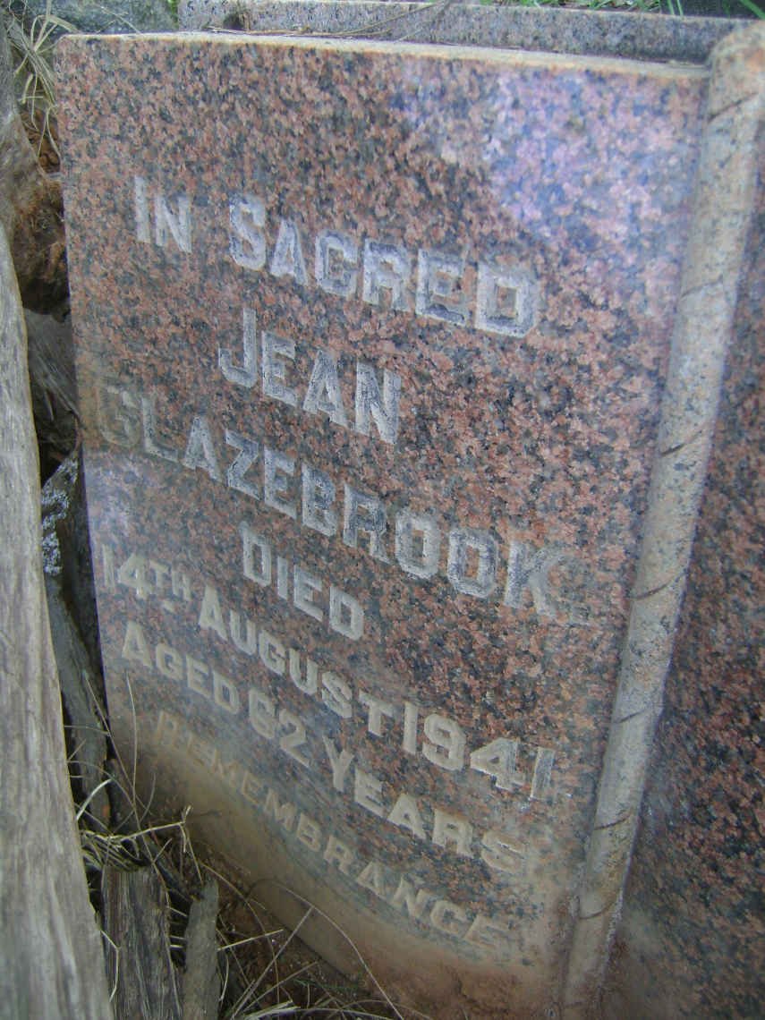 GLAZEBROOK Jean -1941