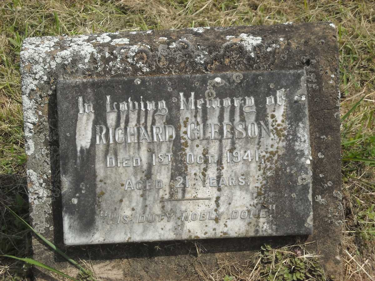 GLEESON Richard -1941