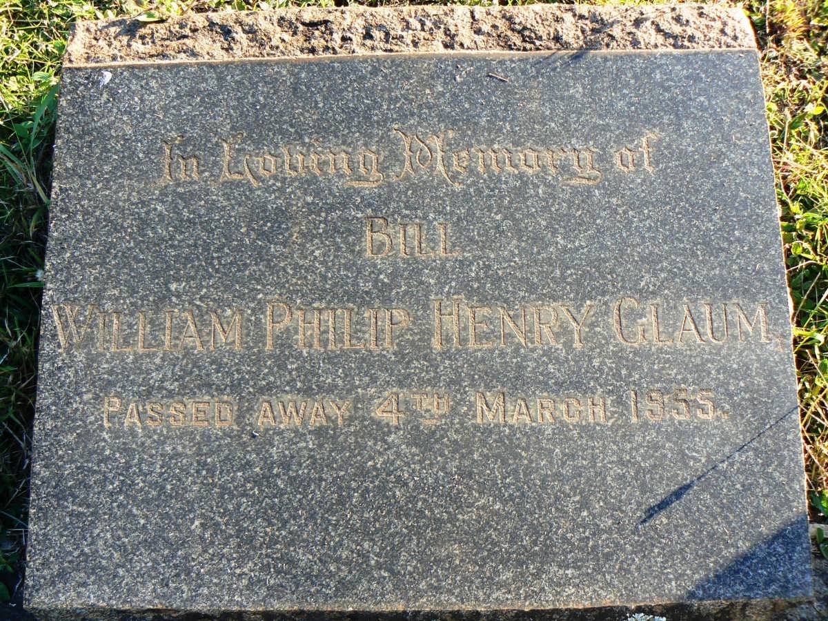 GLAUM William Philip Henry -1955