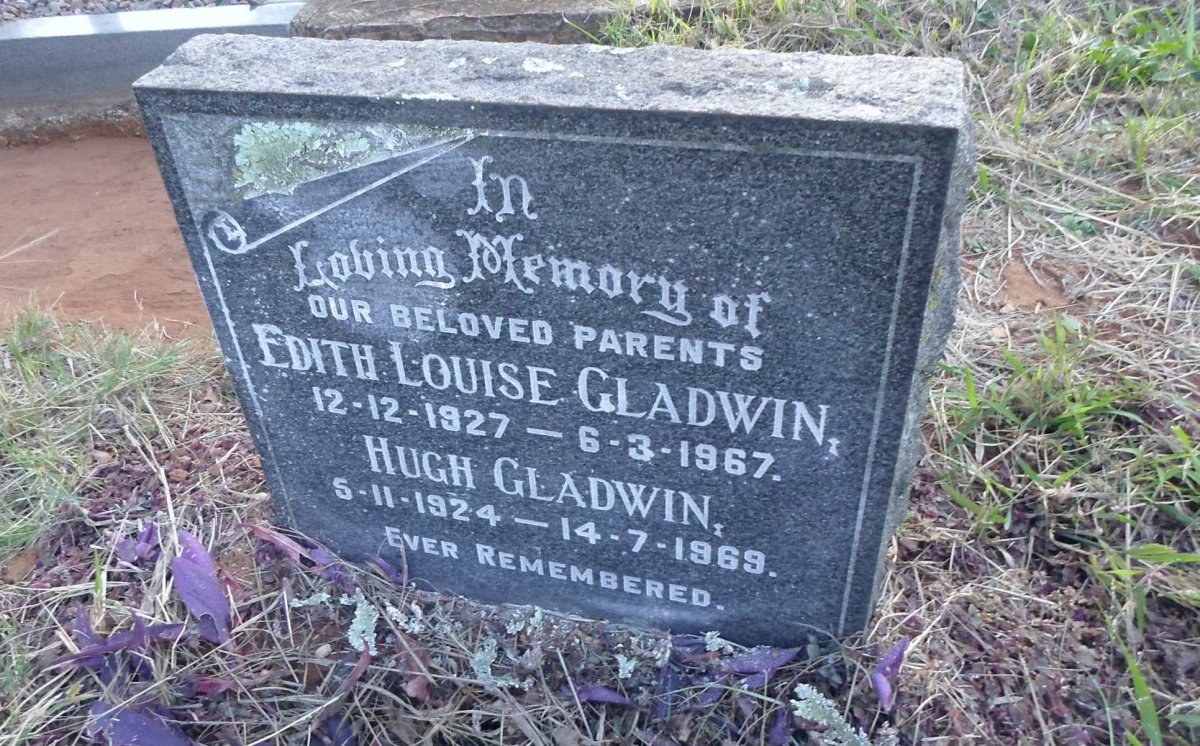 GLADWIN Hugh 1924-1969 &amp; Edith Louise 1927-1967