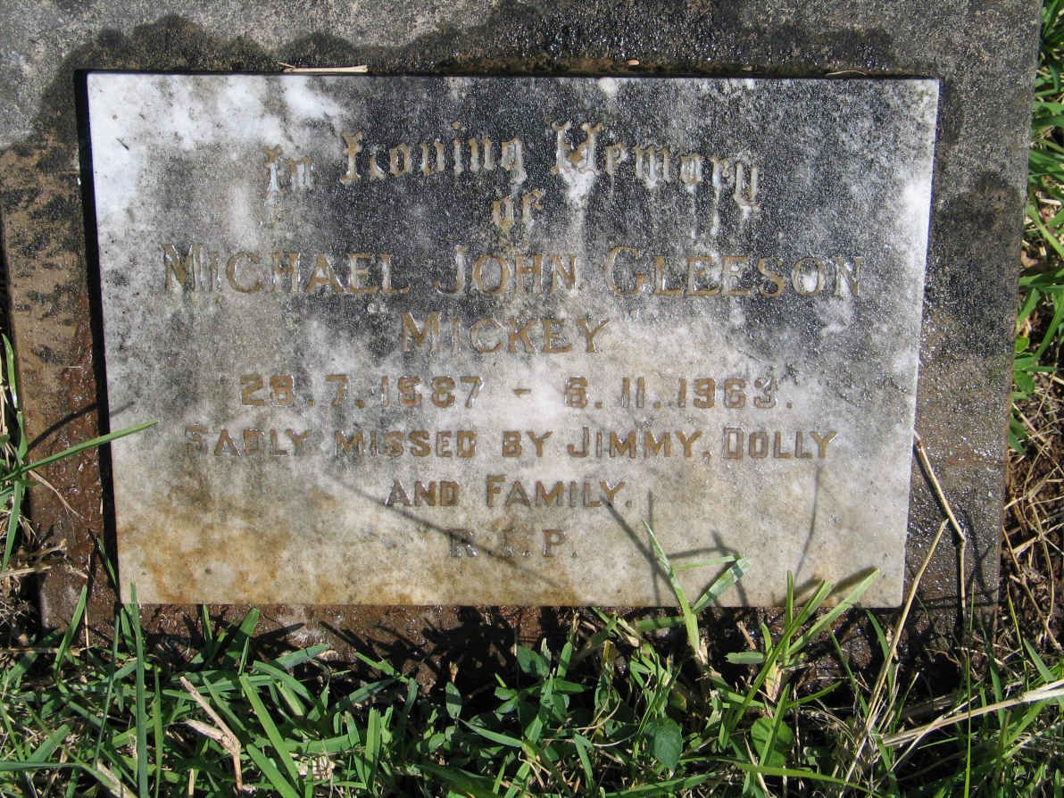 GLEESON Michael John 1887-1963