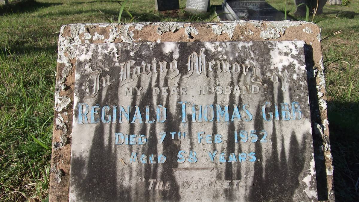 GIBB Reginald Thomas -1952