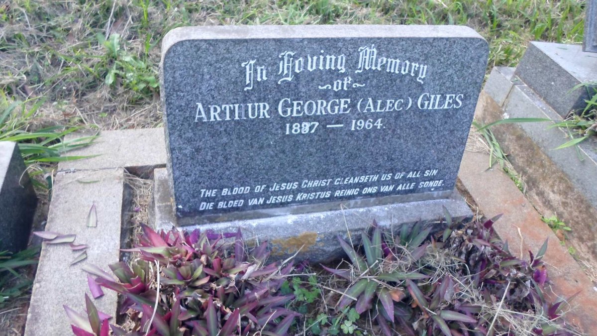 GILES Arthur George 1887-1964