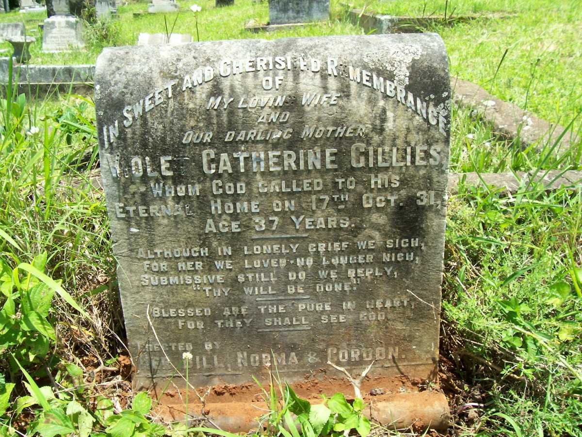 GILLIES Violet Catherine -1931