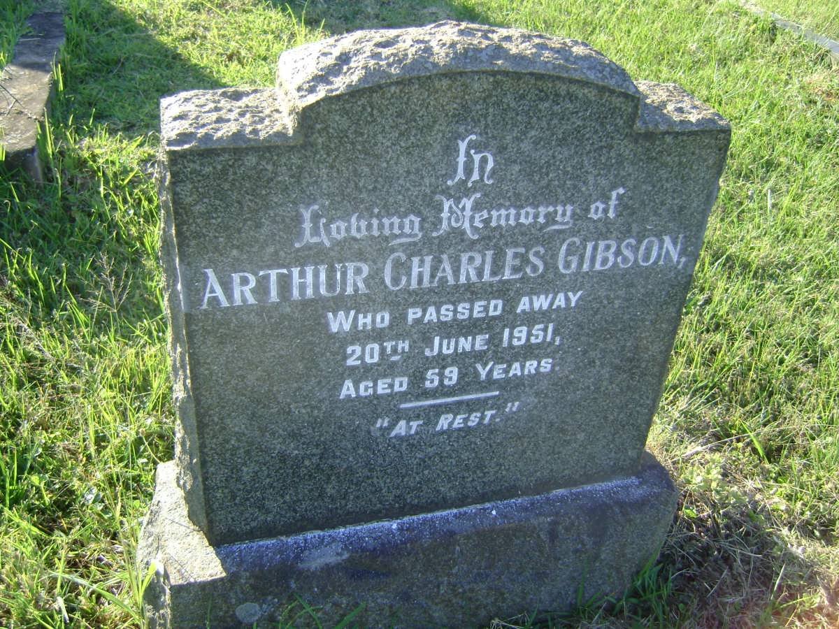 GIBSON Arthur Charles -1951