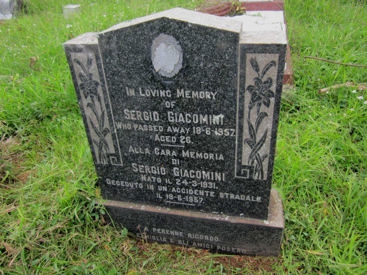 GIACOMINI Sergio 1931-1957