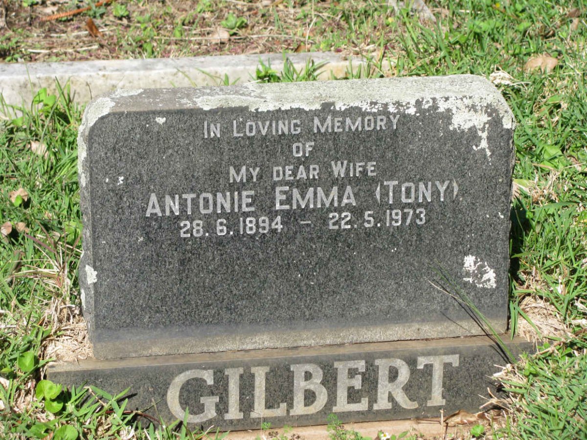 GILBERT Antonie Emma 1894-1973