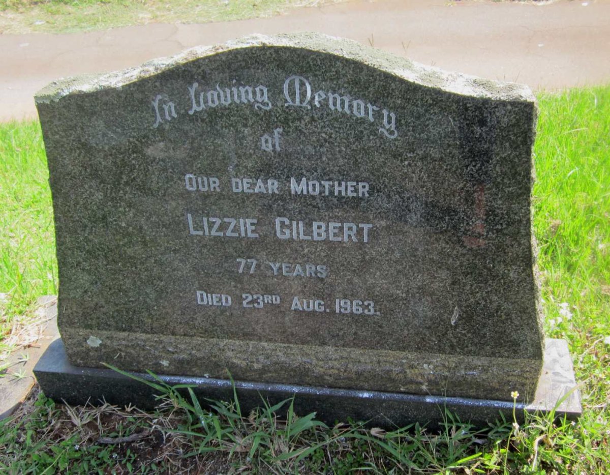 GILBERT Lizzie  -1963