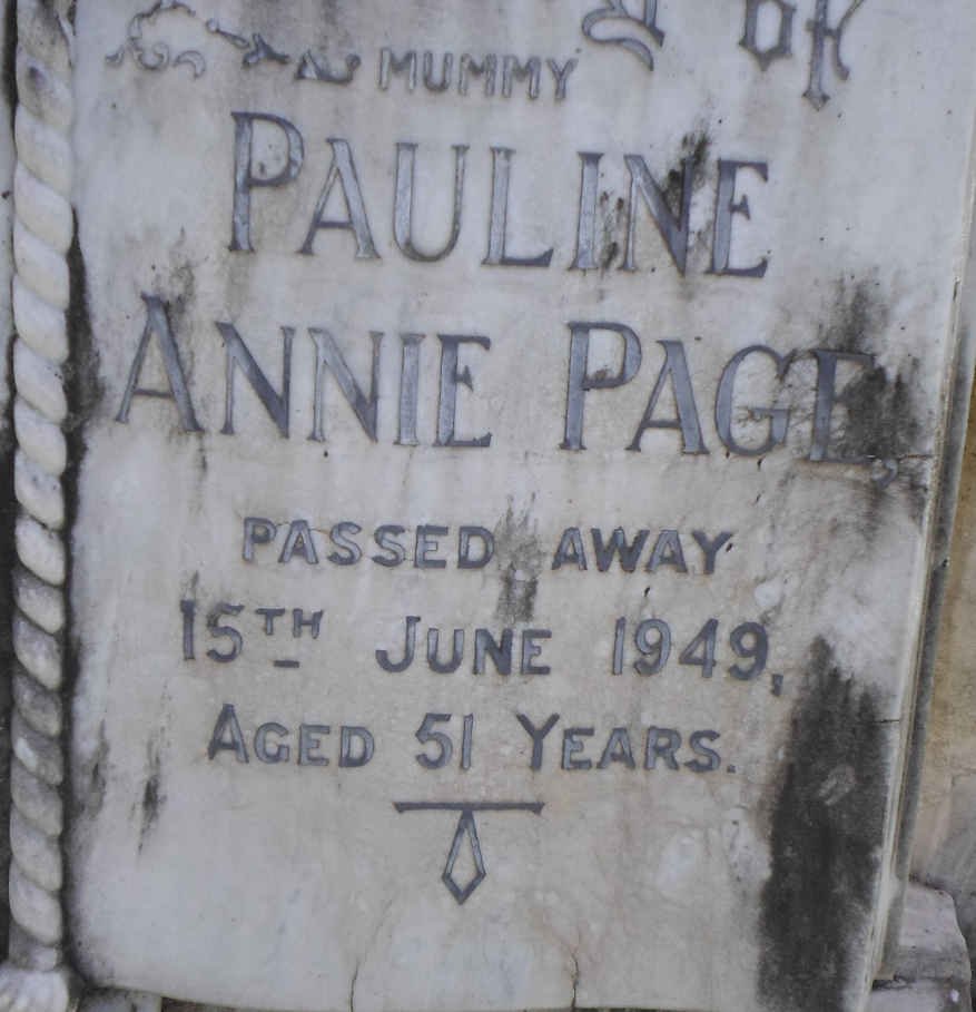 PAGE Pauline Annie -1949