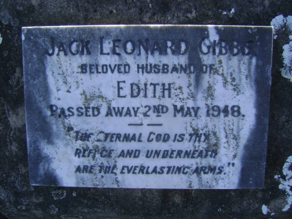 GIBBS Jack Leonard -1948